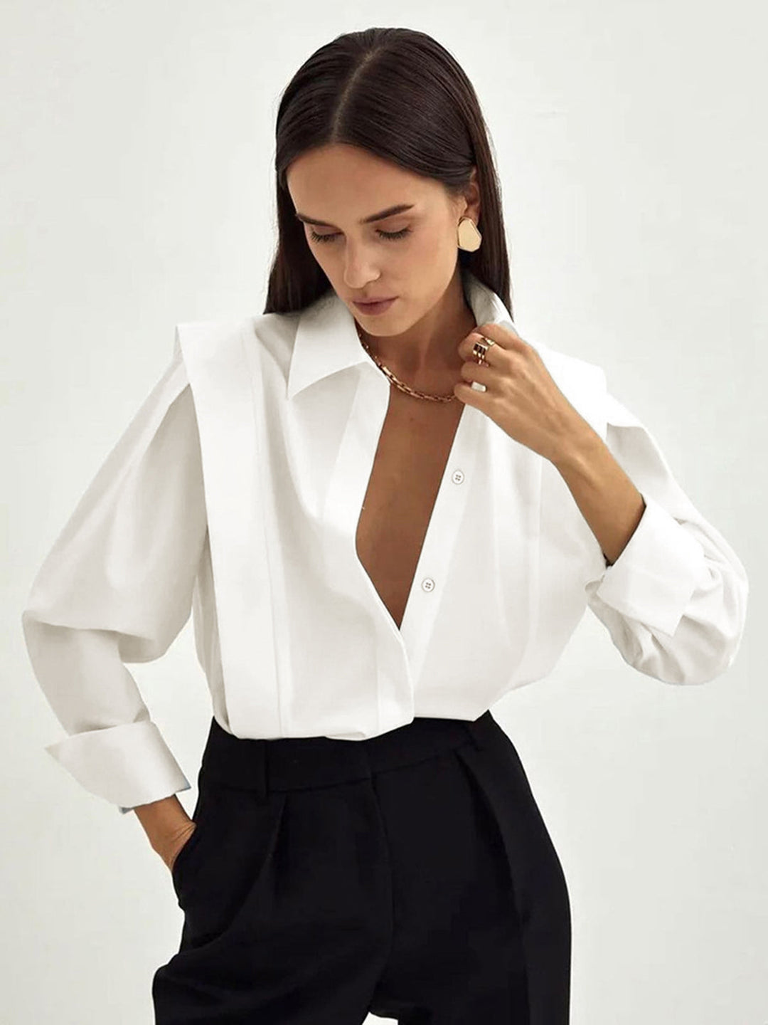 Monteclo - Emily Fair And Square Button Down Shirt