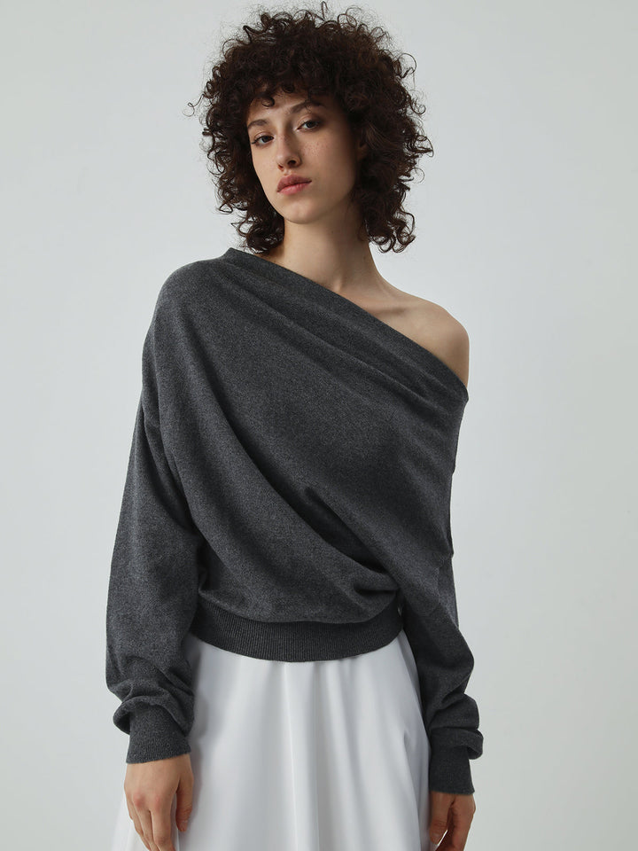 Monteclo -  Carly Off-Shoulder Sweater