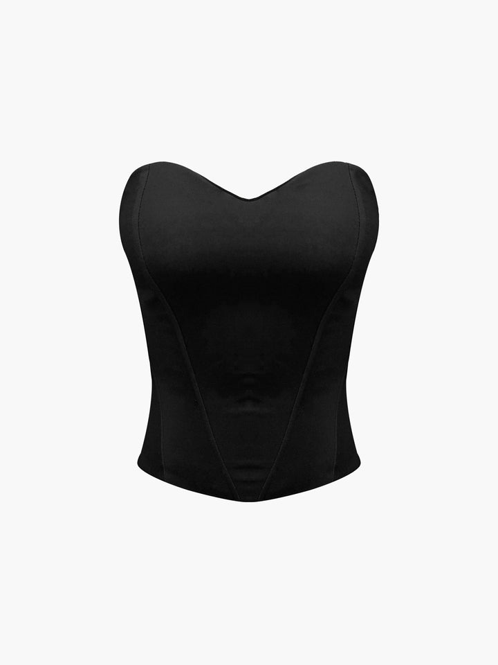 Monteclo - Helen Zippered Tube Corset Top