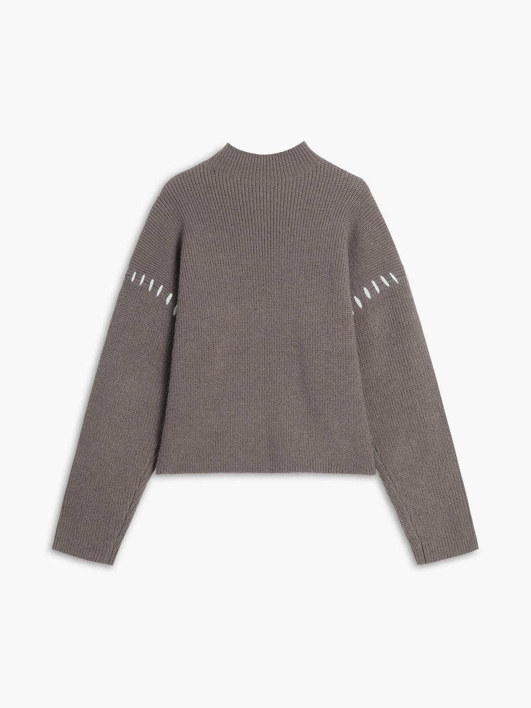 Monteclo - Harlow Shift The Focus Oversized Mock Neck Sweater