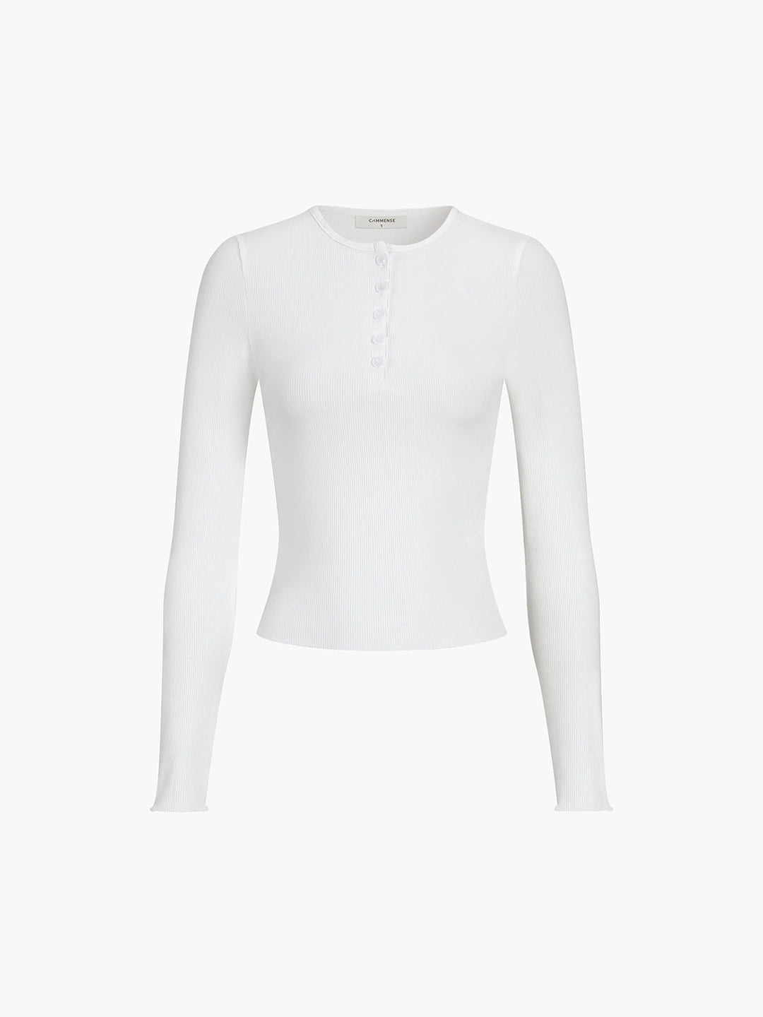 Monteclo - Eleanor Everyday Rib Long Sleeve Top