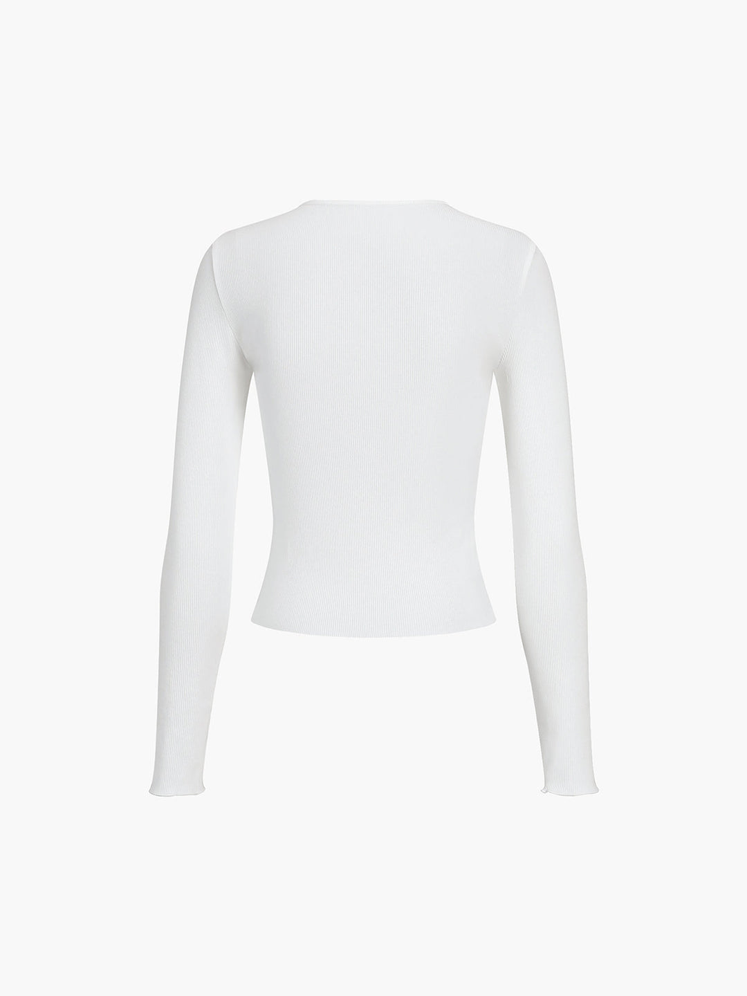 Monteclo - Eleanor Everyday Rib Long Sleeve Top