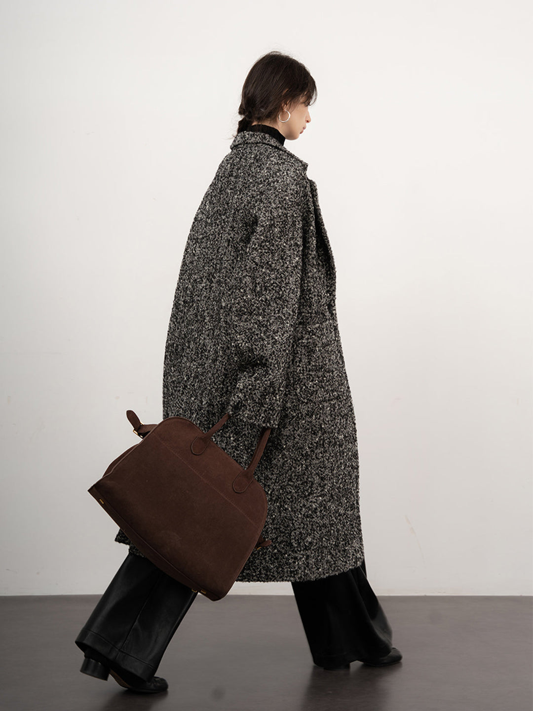 Monteclo - Brooklynn Tweed Boucle Wool Coat