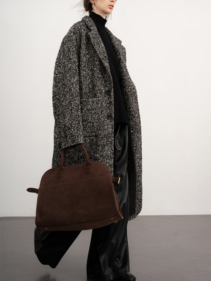 Monteclo - Brooklynn Tweed Boucle Wool Coat