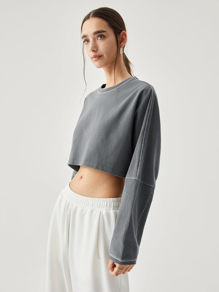 Monteclo - Julia Living Easy Crop Sweatshirt