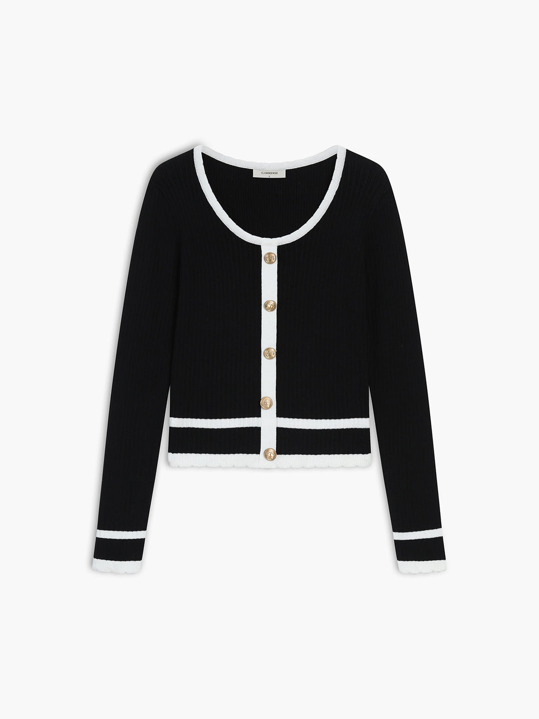 Monteclo - Kimberly Retro Contrast Cardigan