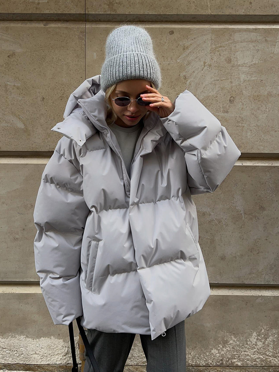 Monteclo - Sara Oversized Quilted Puffer Down Coat