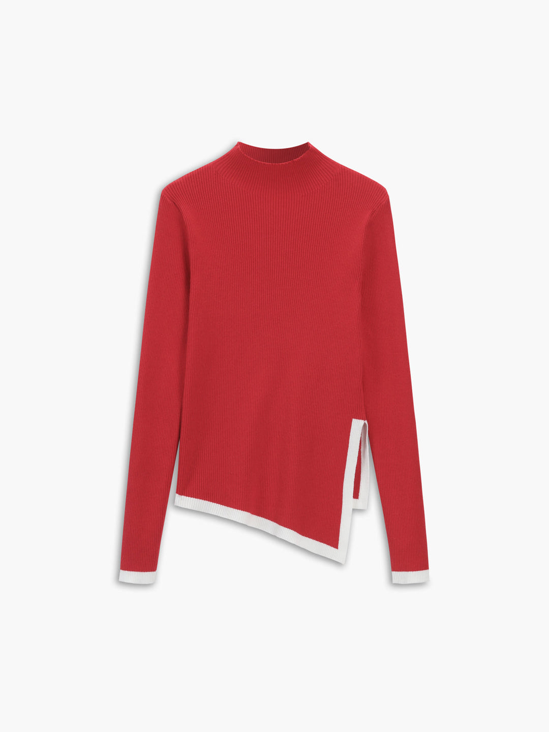 Monteclo - Maryam Trim Mock Neck Sweater