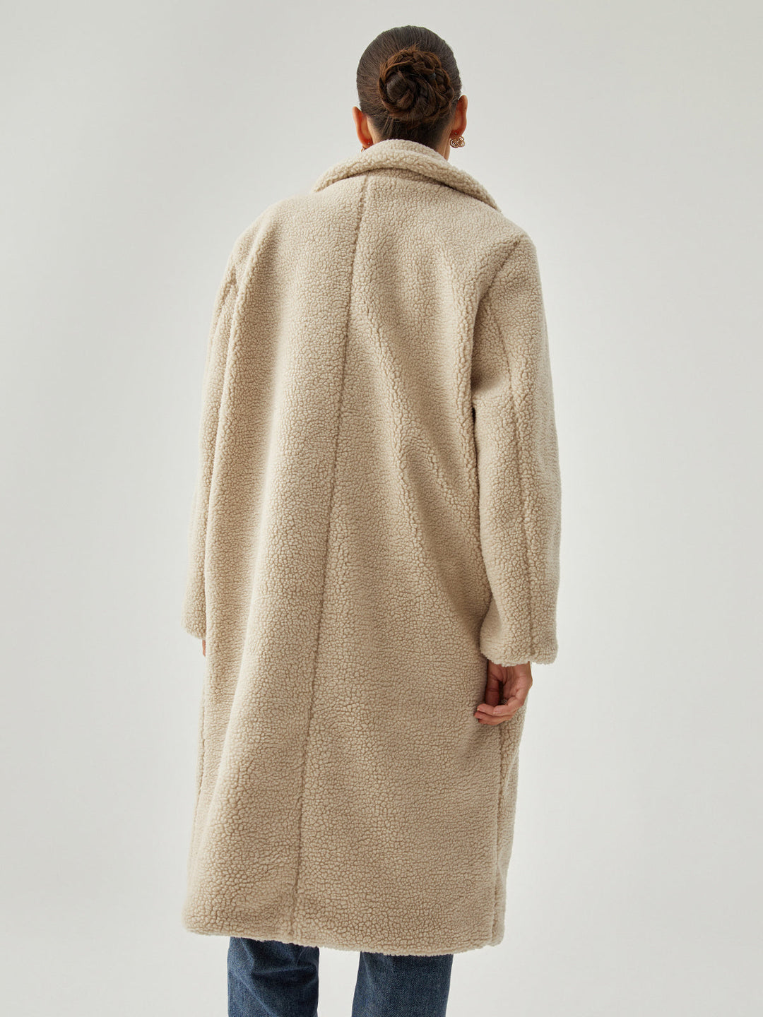 Monteclo - Georgia Oversized Button Fleece Coat