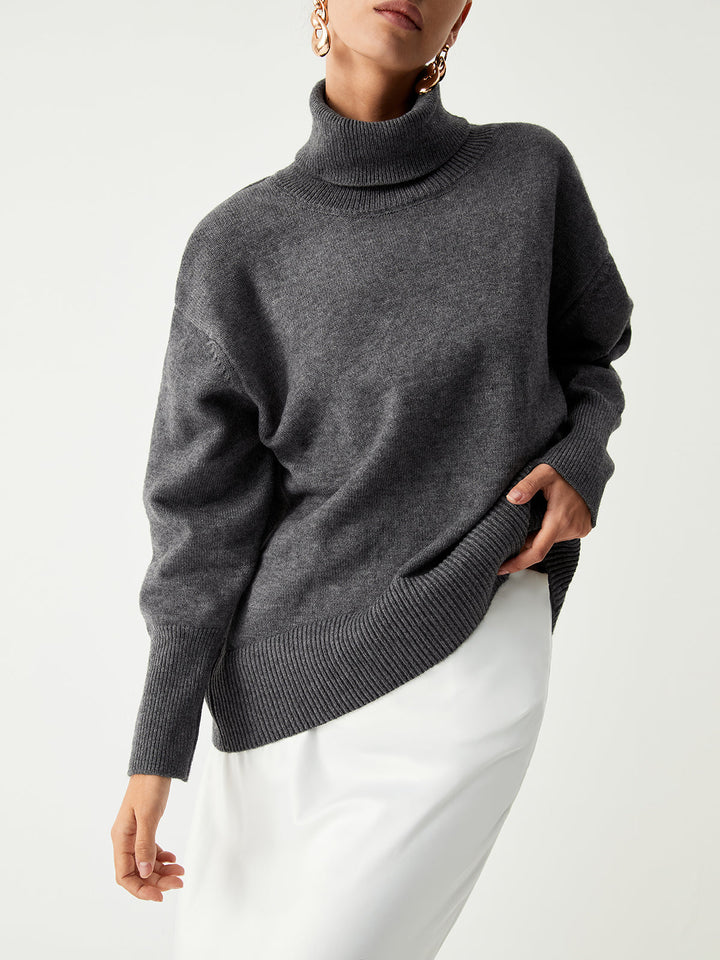 Monteclo - Alessia Turtleneck Oversized Sweater