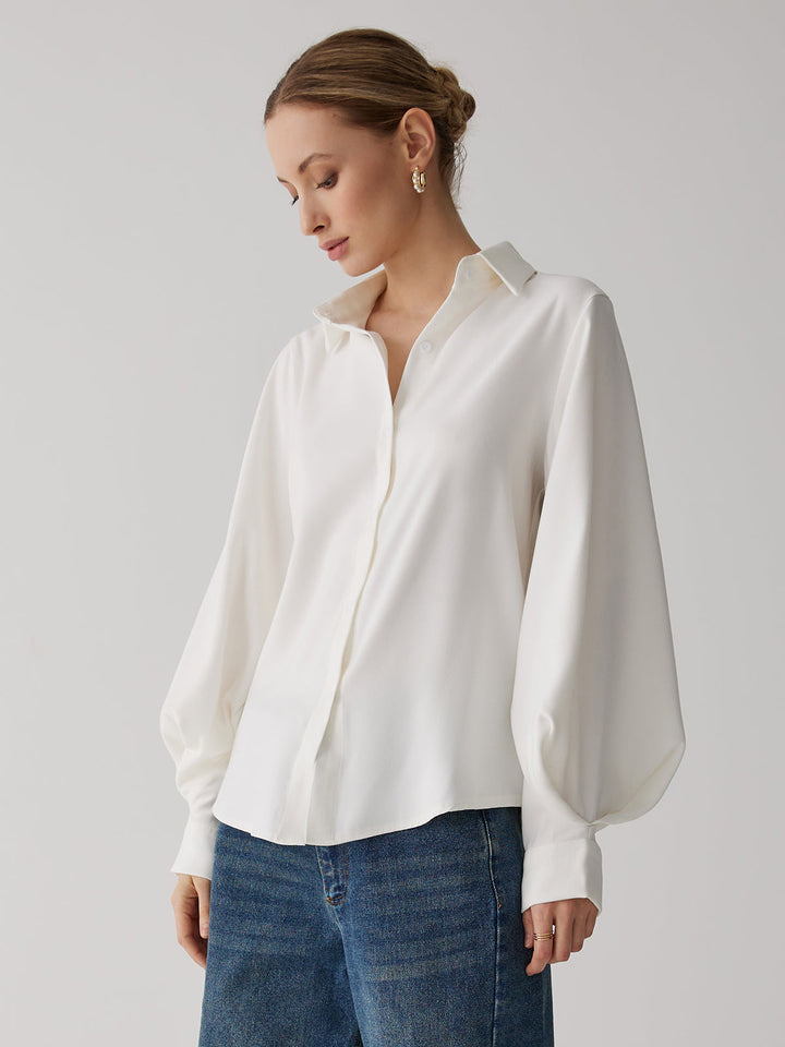 Monteclo - Ariah Solid Casual Button Shirt