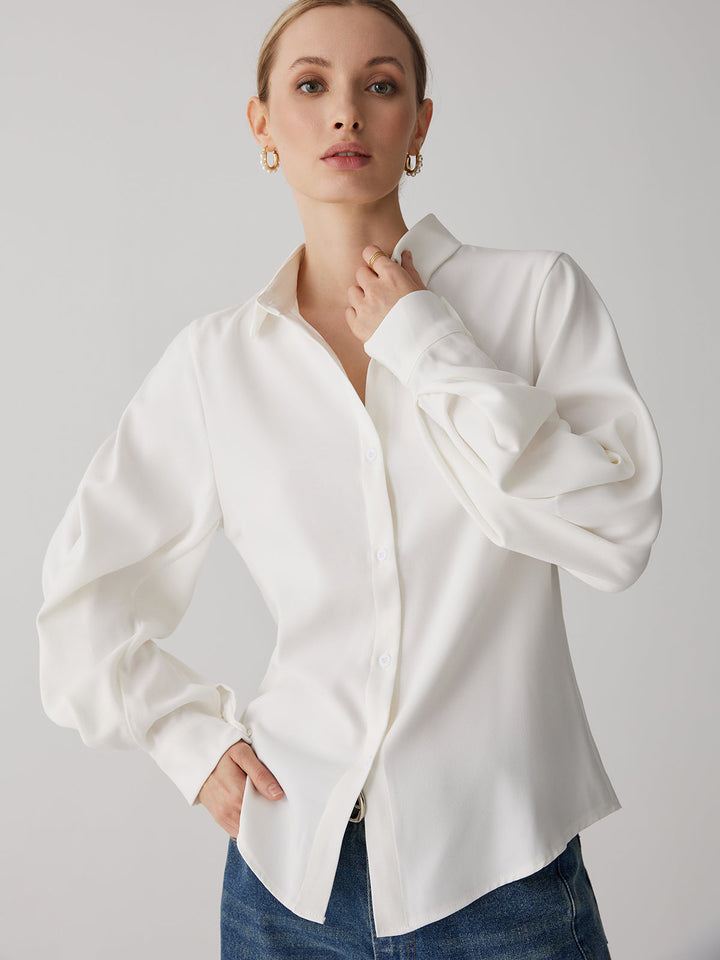 Monteclo - Ariah Solid Casual Button Shirt