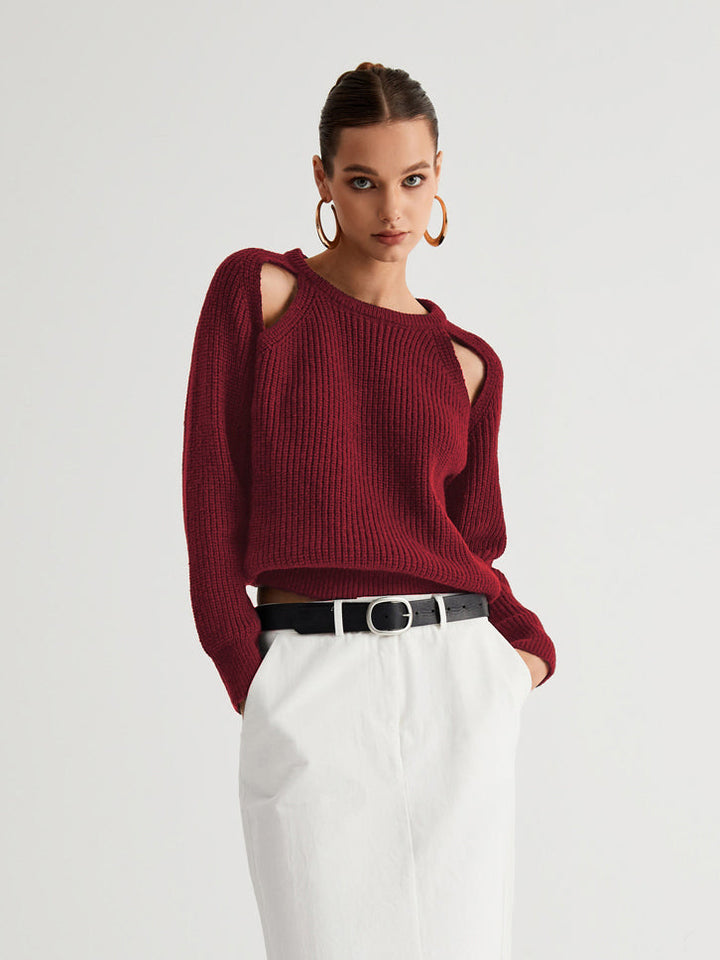 Monteclo - Addison Keep Me Close Cutout Sweater