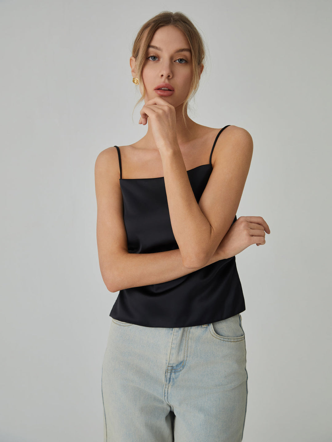 Monteclo - Ruby Knotted Backless Tank Top