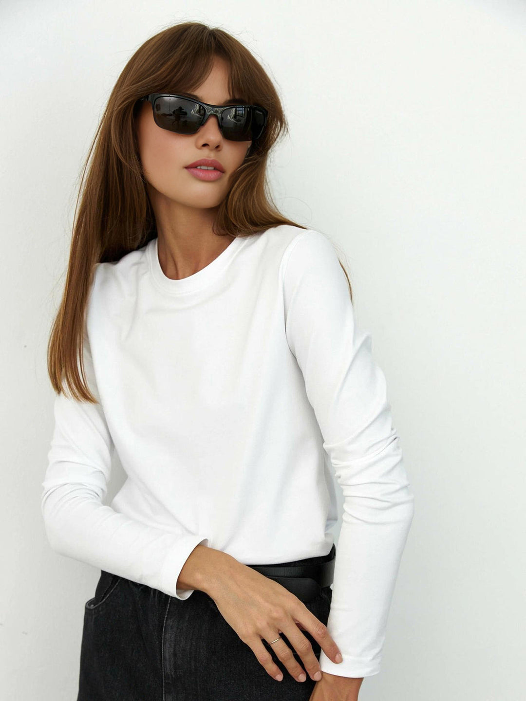 Monteclo - Amy Pure Cotton Long Sleeve Top