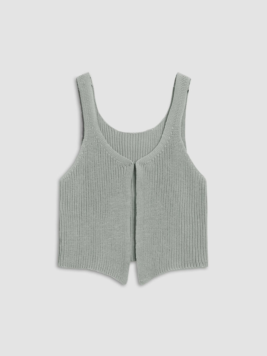 Monteclo - Gwen Classic Hook-and-Eye Knit Vest