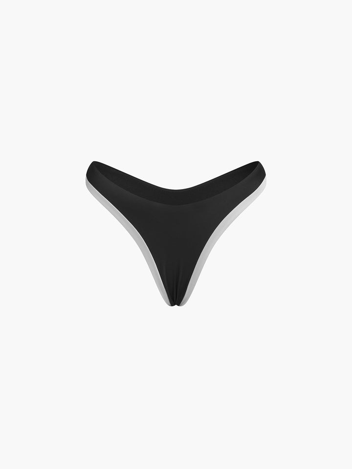 Contrast Underwire Bikini Set