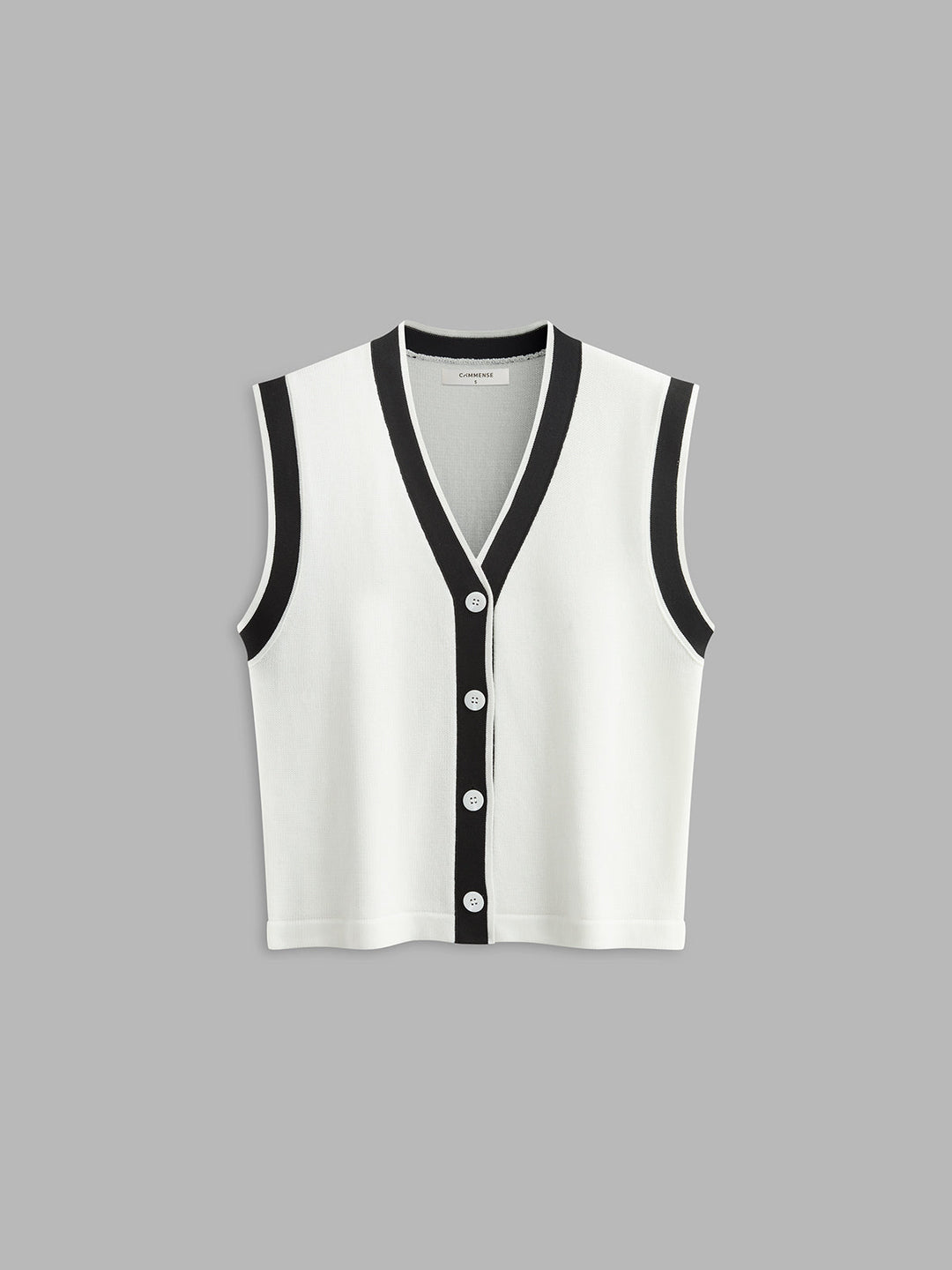 Monteclo - Rhoda Trim Sweater Vest