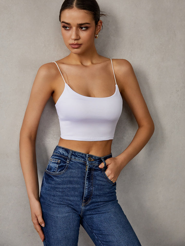 Monteclo - Ophelia Sleeveless Cami Crop Top