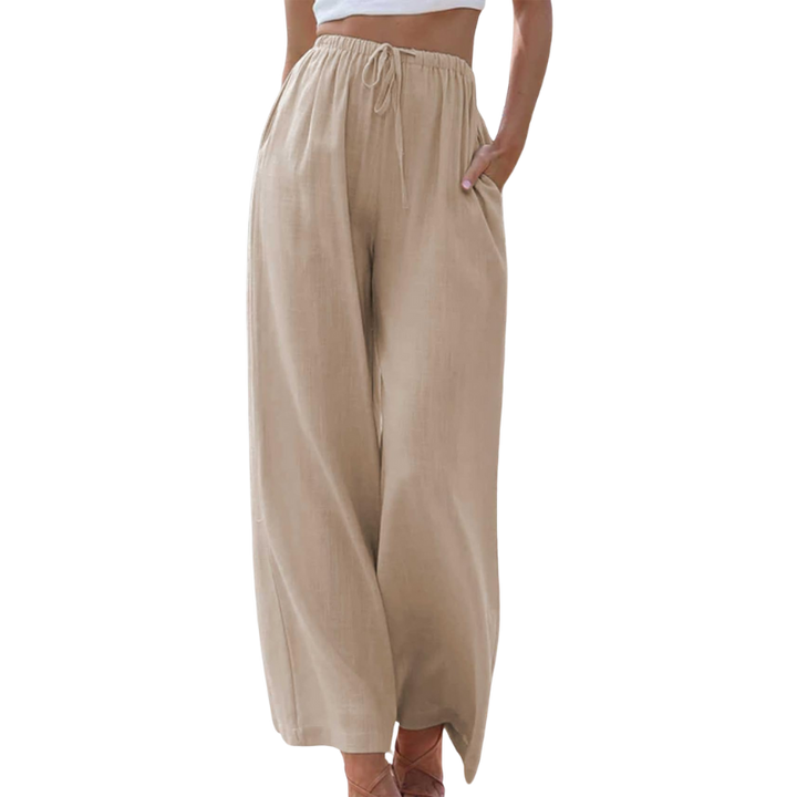 Adeline - Elegant trousers in cotton and linen