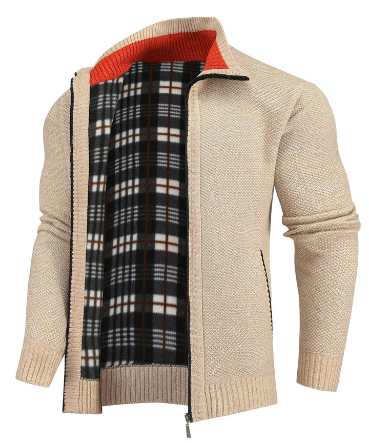 Ridgeway Flannel Lined Sweater (5 Designs)