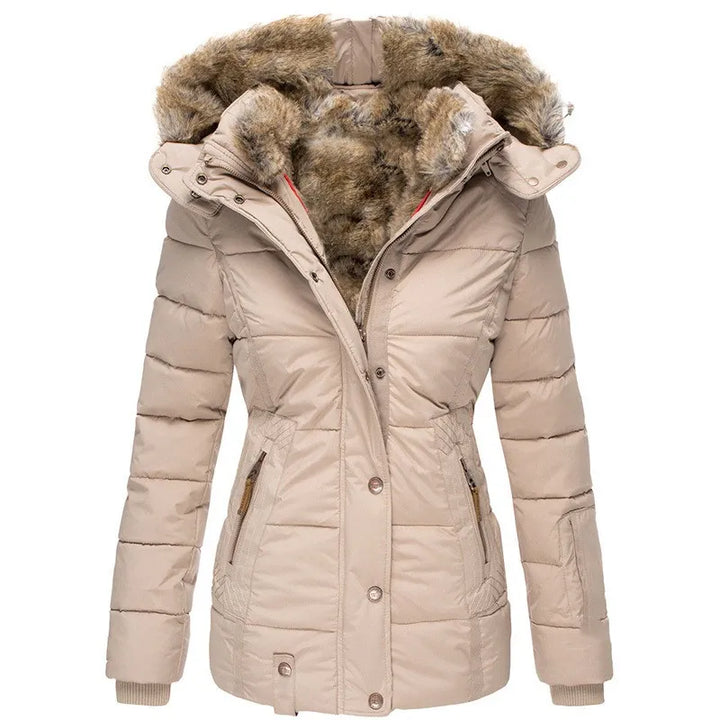 Belén - Warm winter coat with fur lining