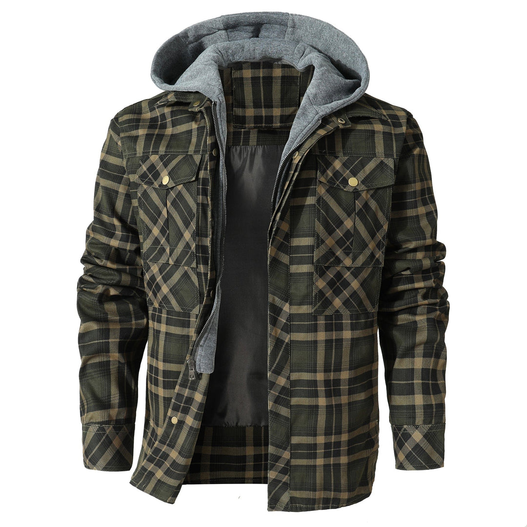 TrailGuard Hooded Flannel Jacket (4 Designs)