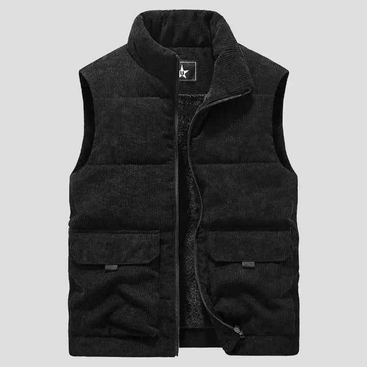 Cannes Corduroy Fleece Gilet