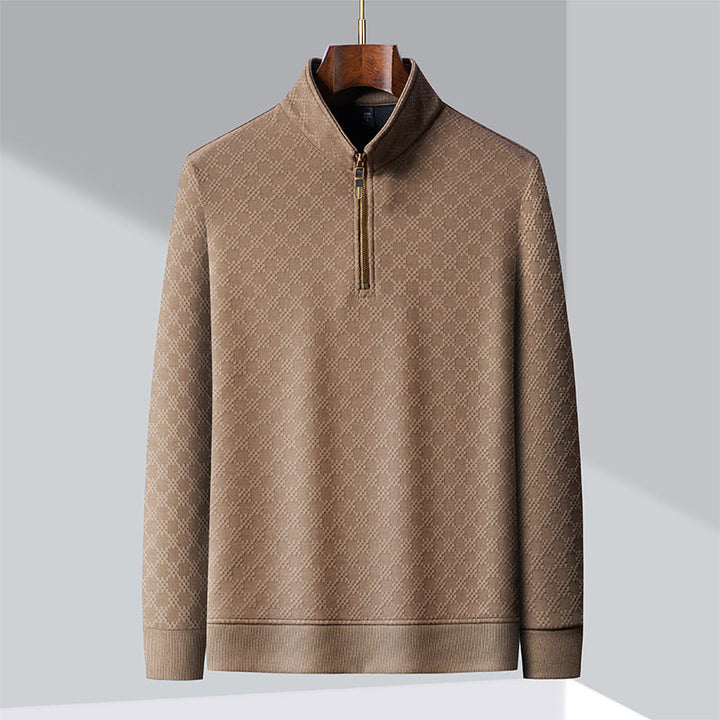 Monaco Chequered 1/4 Zip