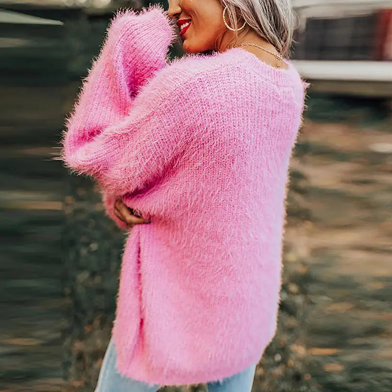 Rosie Fuzzy Knit Sweater