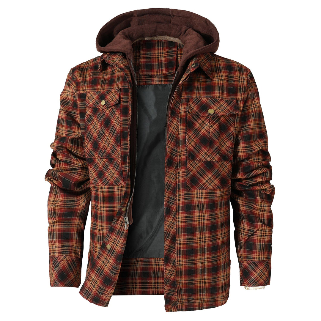 TrailGuard Hooded Flannel Jacket (4 Designs)