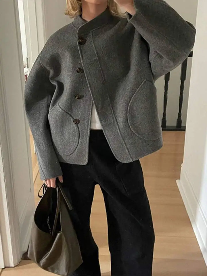 Kelly - Oversized wool blend coat