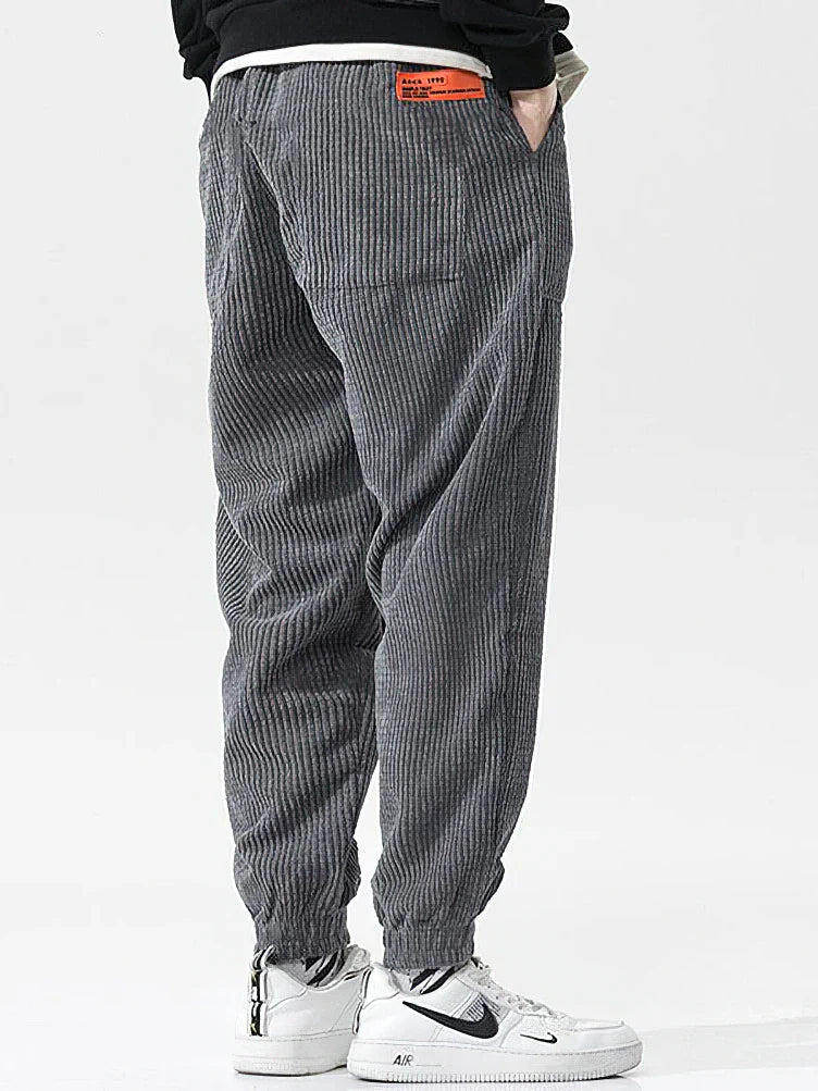 Casual Baggy Corduroy Joggers