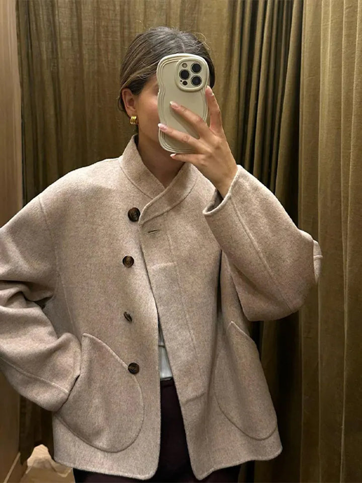 Kelly - Oversized wool blend coat