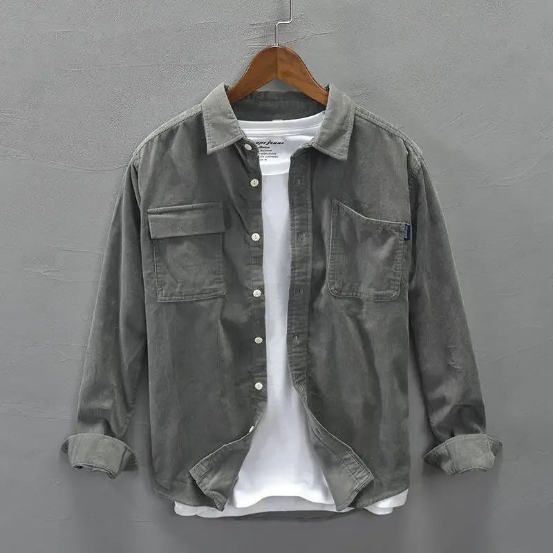 Cannes Coastal Comfort Corduroy Overshirt