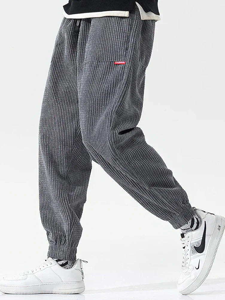 Casual Baggy Corduroy Joggers