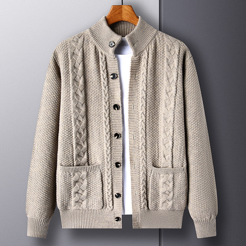 Mondese Cross-Knit Sweater