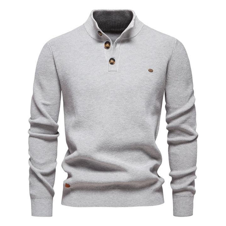 Chion | Knitted buttoned sweater for men