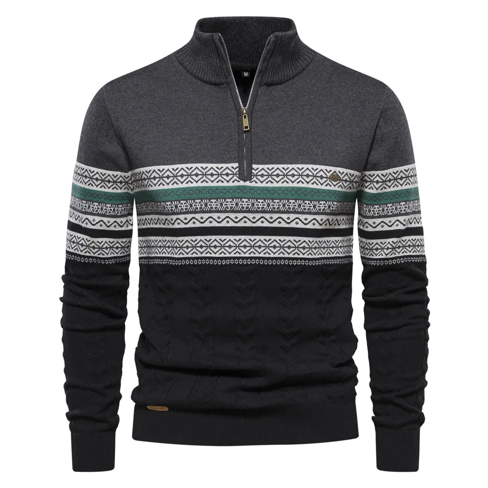 ALEJANDRO | WARM WINTER SWEATER WITH ZIPPER