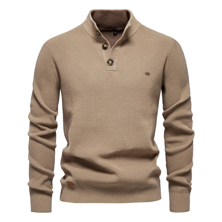 Chion | Knitted buttoned sweater for men