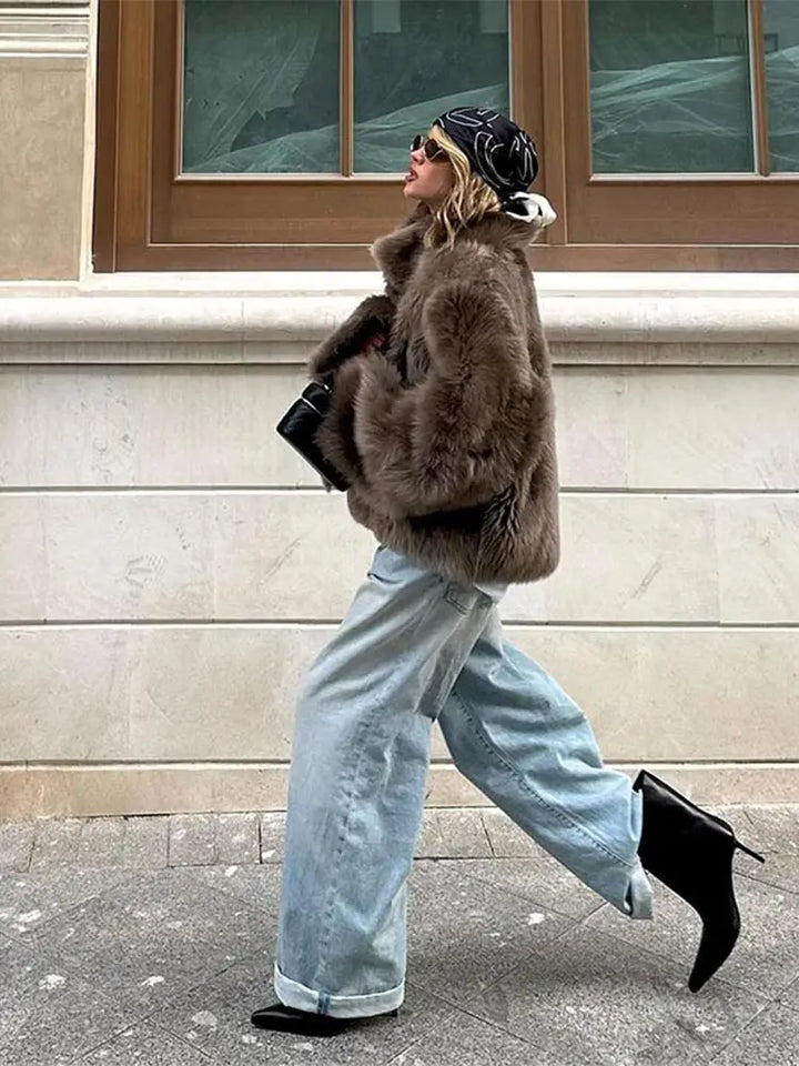 Patty - faux fur jacket