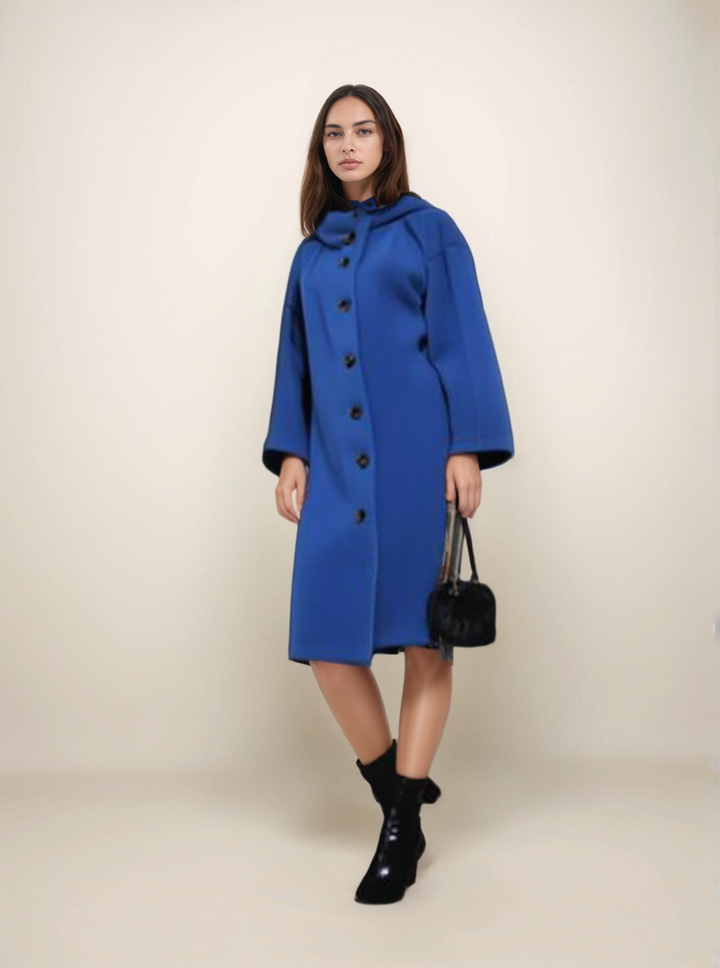 Christine | Women's Elegant Button-Up Coat