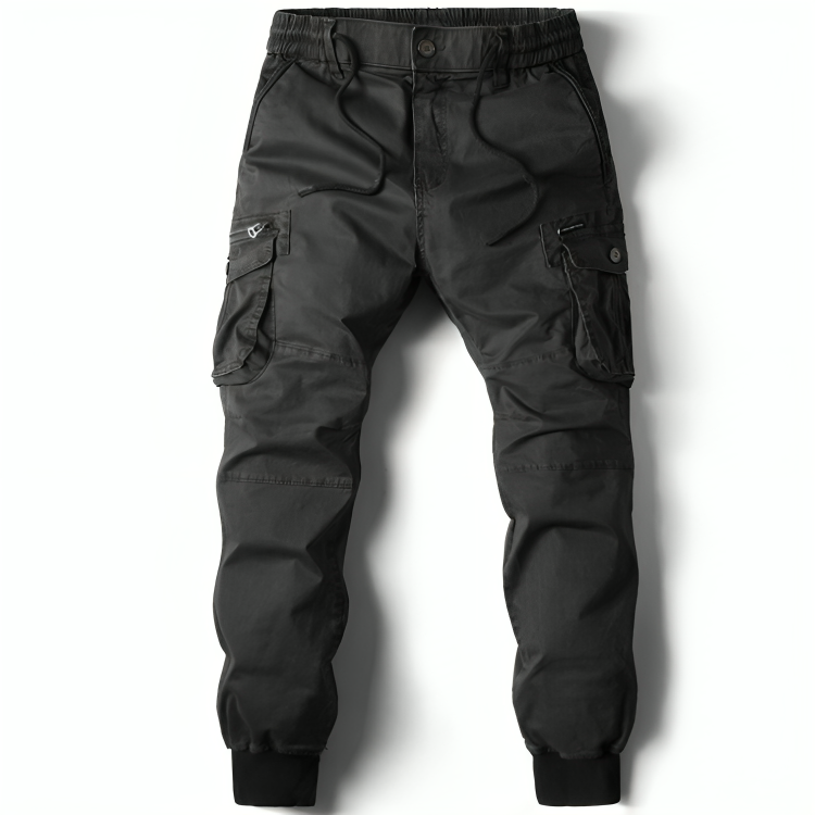 Mens Cotton Cargo Trousers