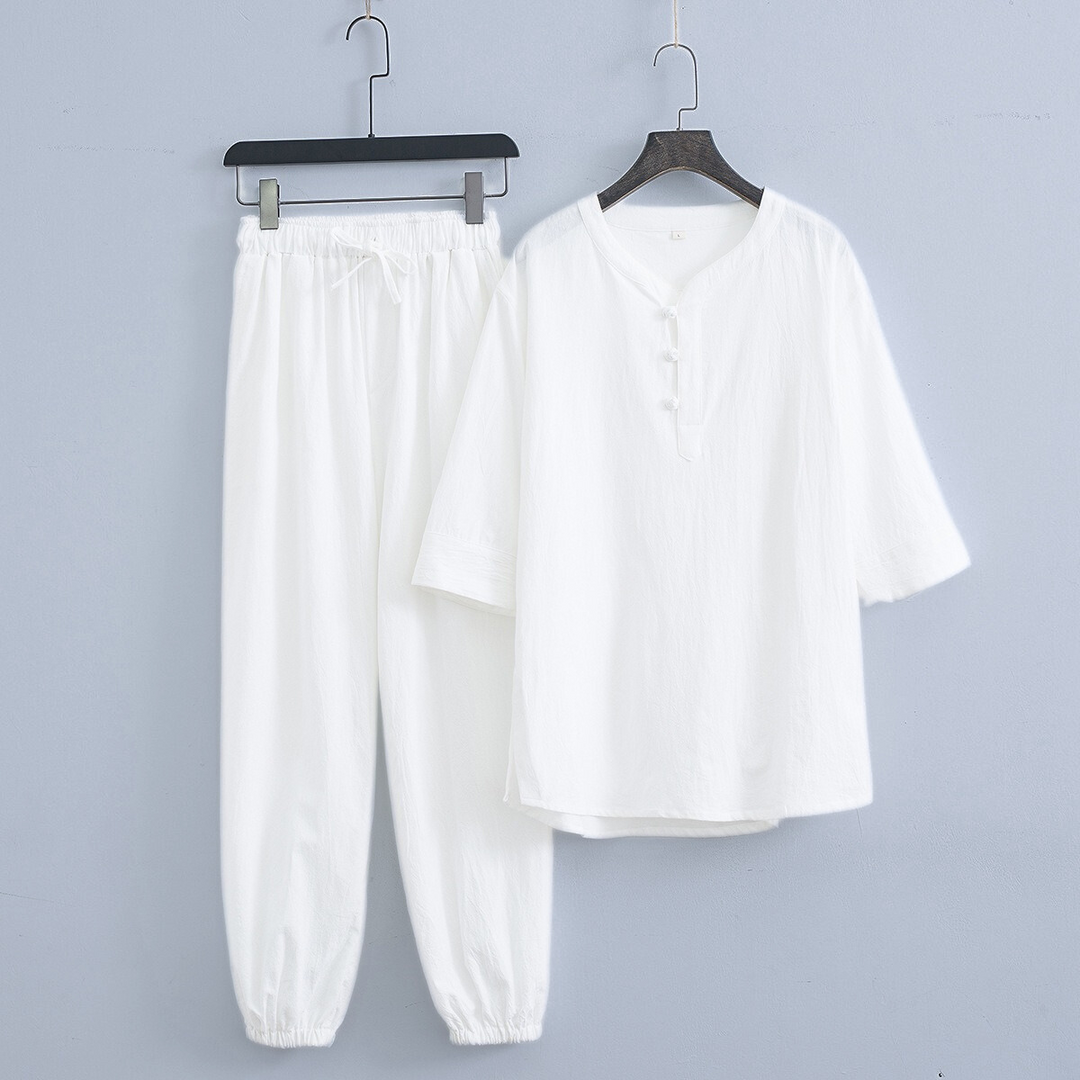 Zaranta Linen Two Piece Set