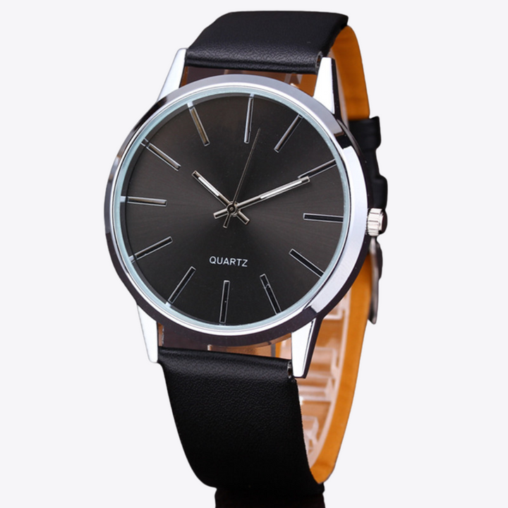 Monteclo - Elijah Leather Strap Watch