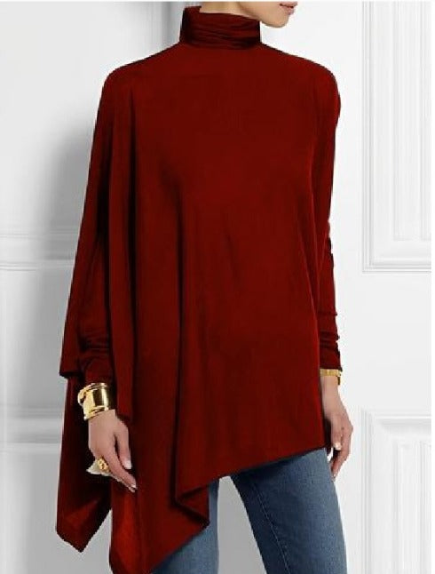 Monique Asymmetrical Drape Top