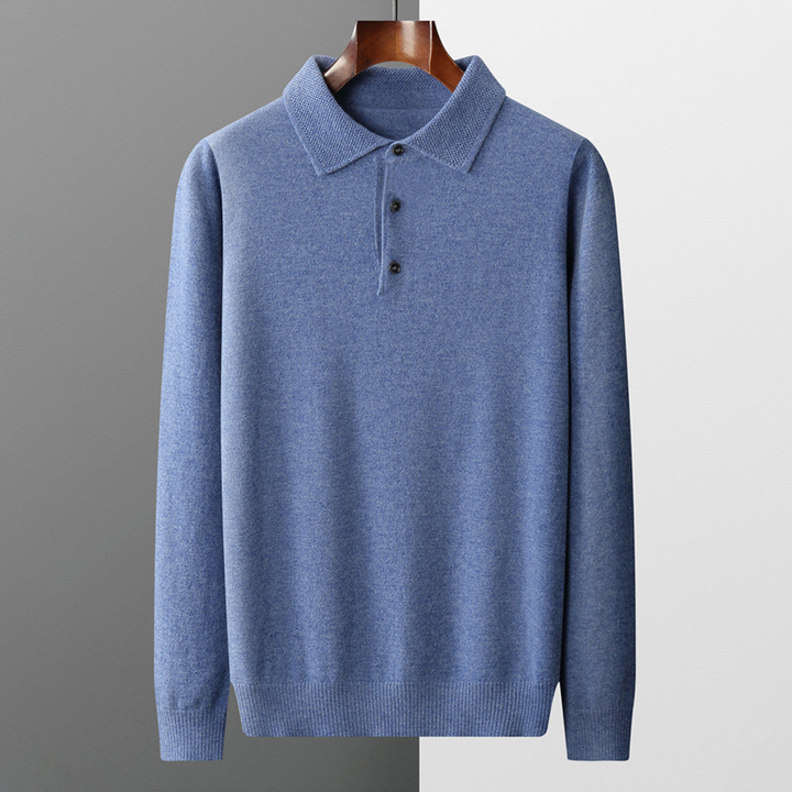 Hercules Long Sleeved Wool Polo