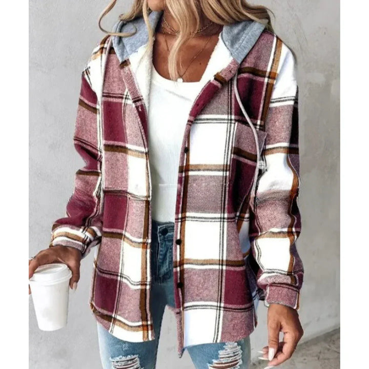 Rose™ | Stylish Hooded Flannel