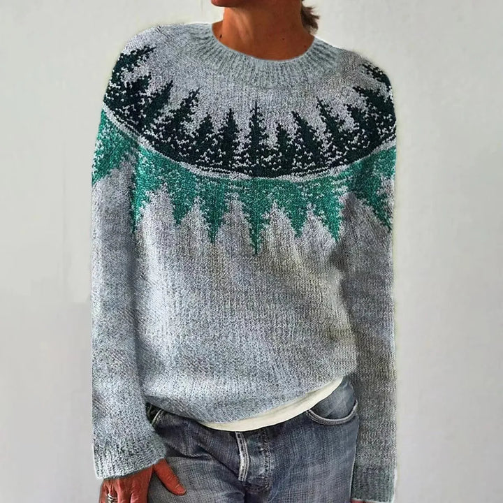 SILVIA™ Retro Fall Sweater