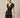 The Black V Neck Floral Button Up Mini Dress